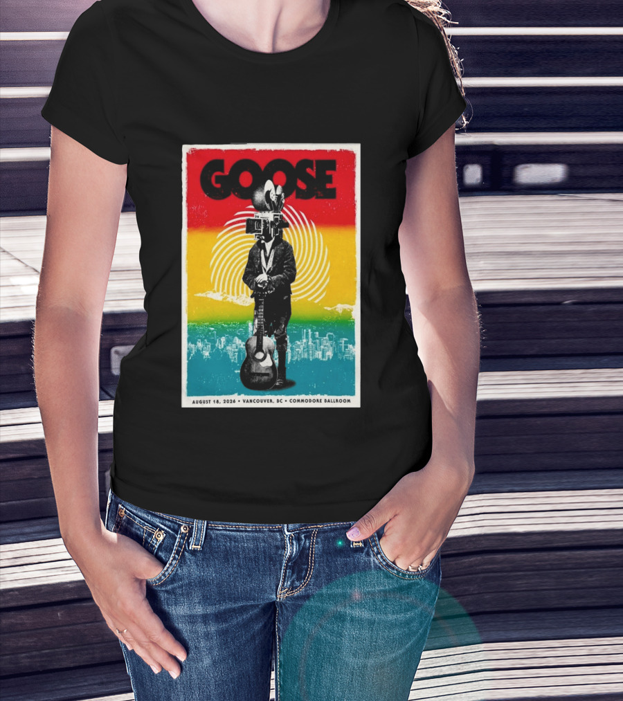 Goose August 18 2026 Vancouver BC Commodore Ballroom T-Shirt