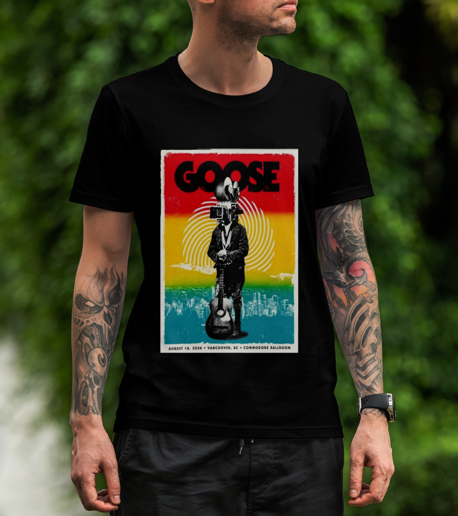 Goose August 18 2026 Vancouver BC Commodore Ballroom T-Shirt