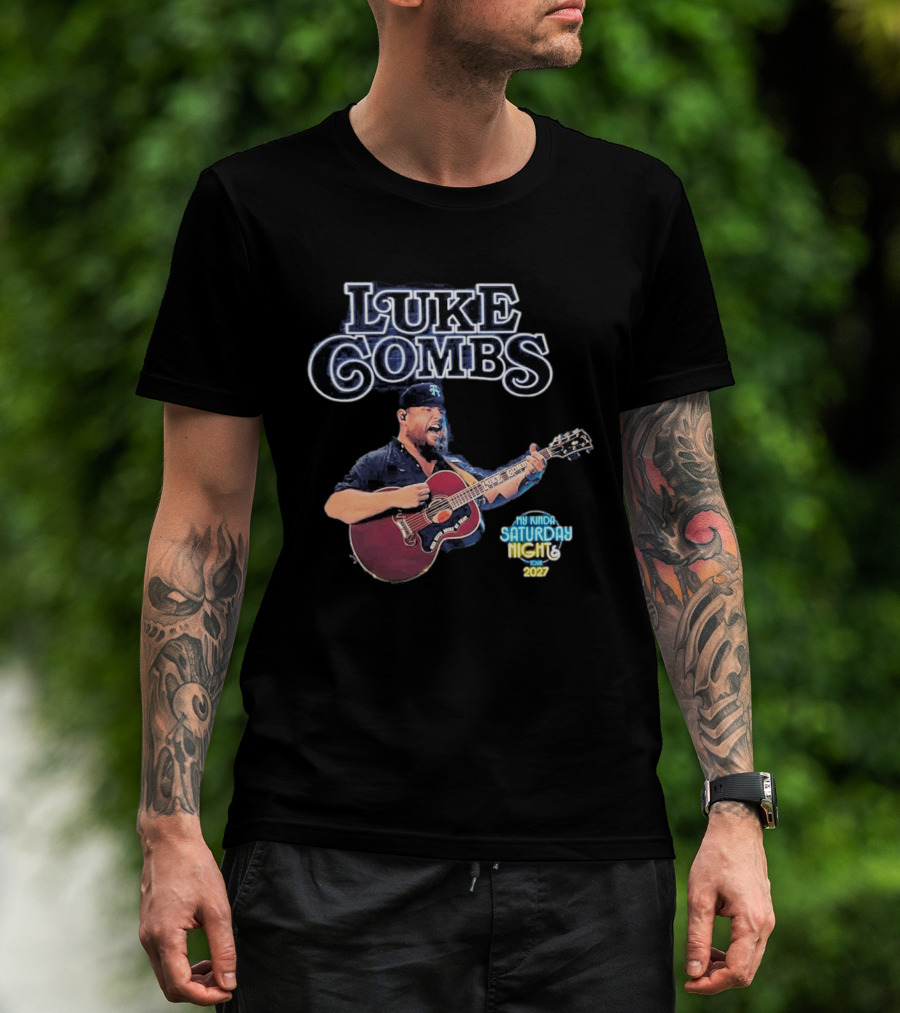 Luke Combs My Kinda Saturday Night Tour 2027 T-Shirt