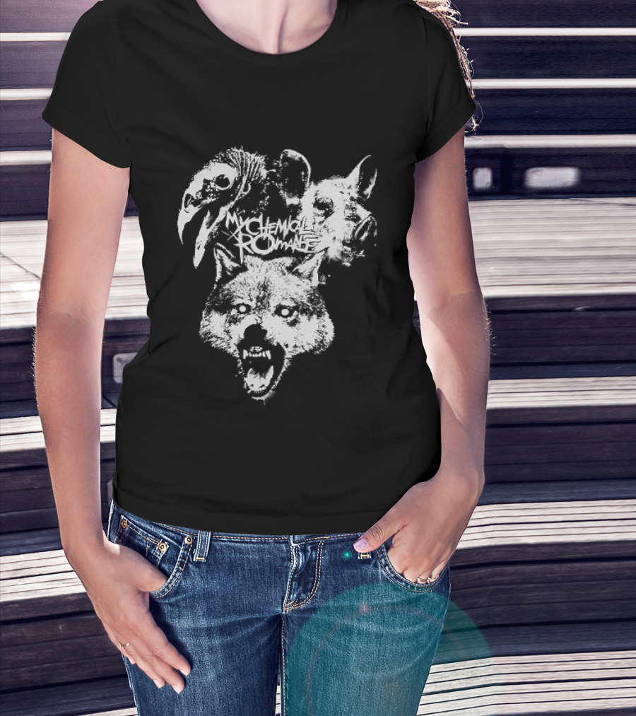 MCR Washington 2026 Tour Mask Animal Faces T-Shirt