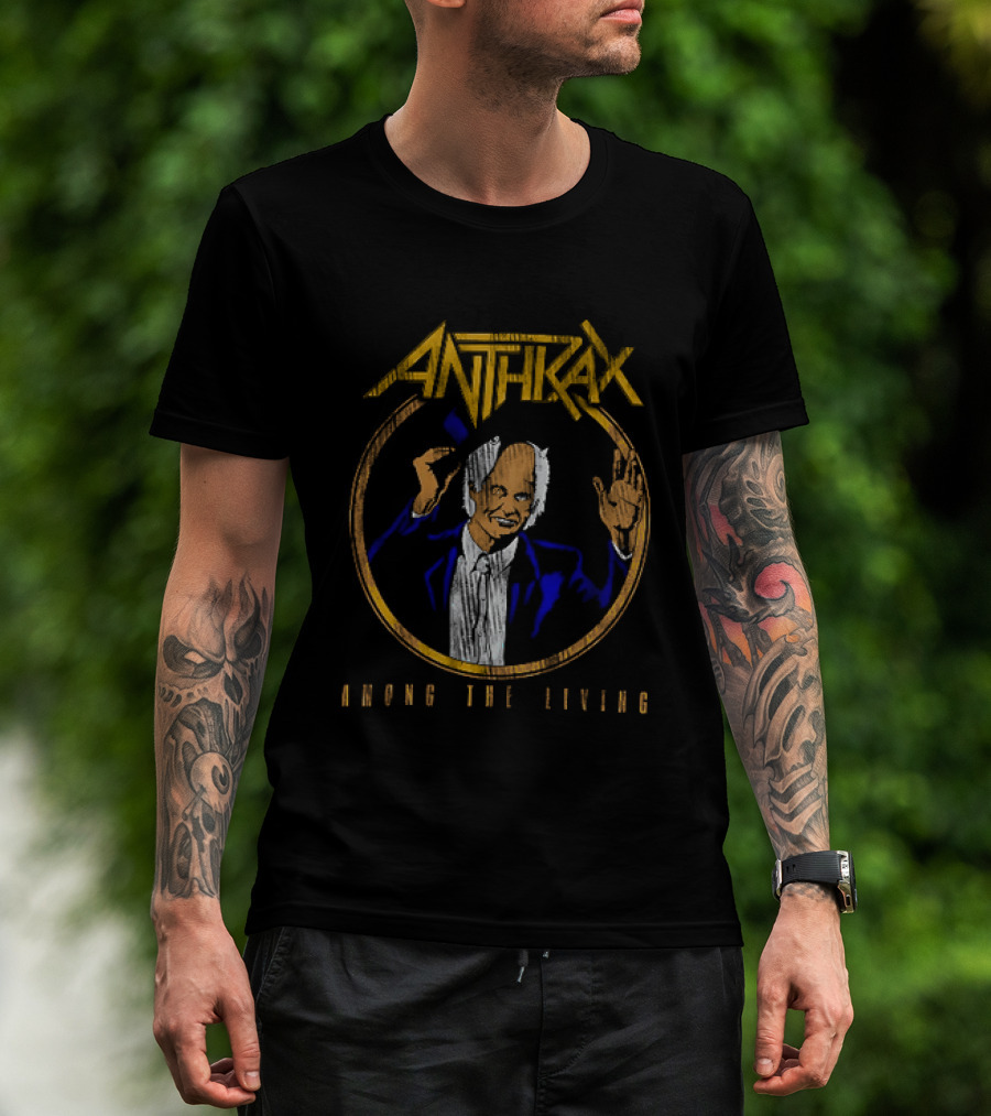 Anthrax Among The Living Randall Flagg Band Music T-Shirt