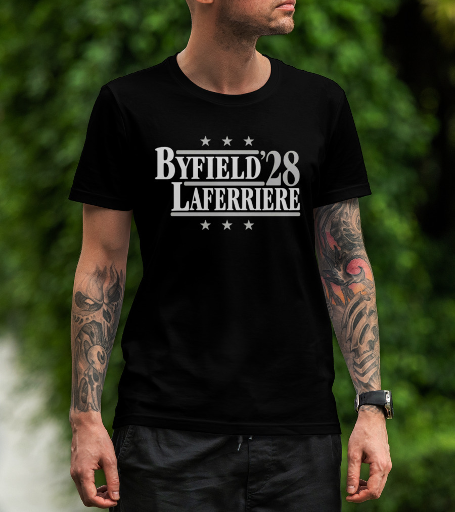 Byfield Laferriere '28 Los Angeles Kings Stars T-Shirt
