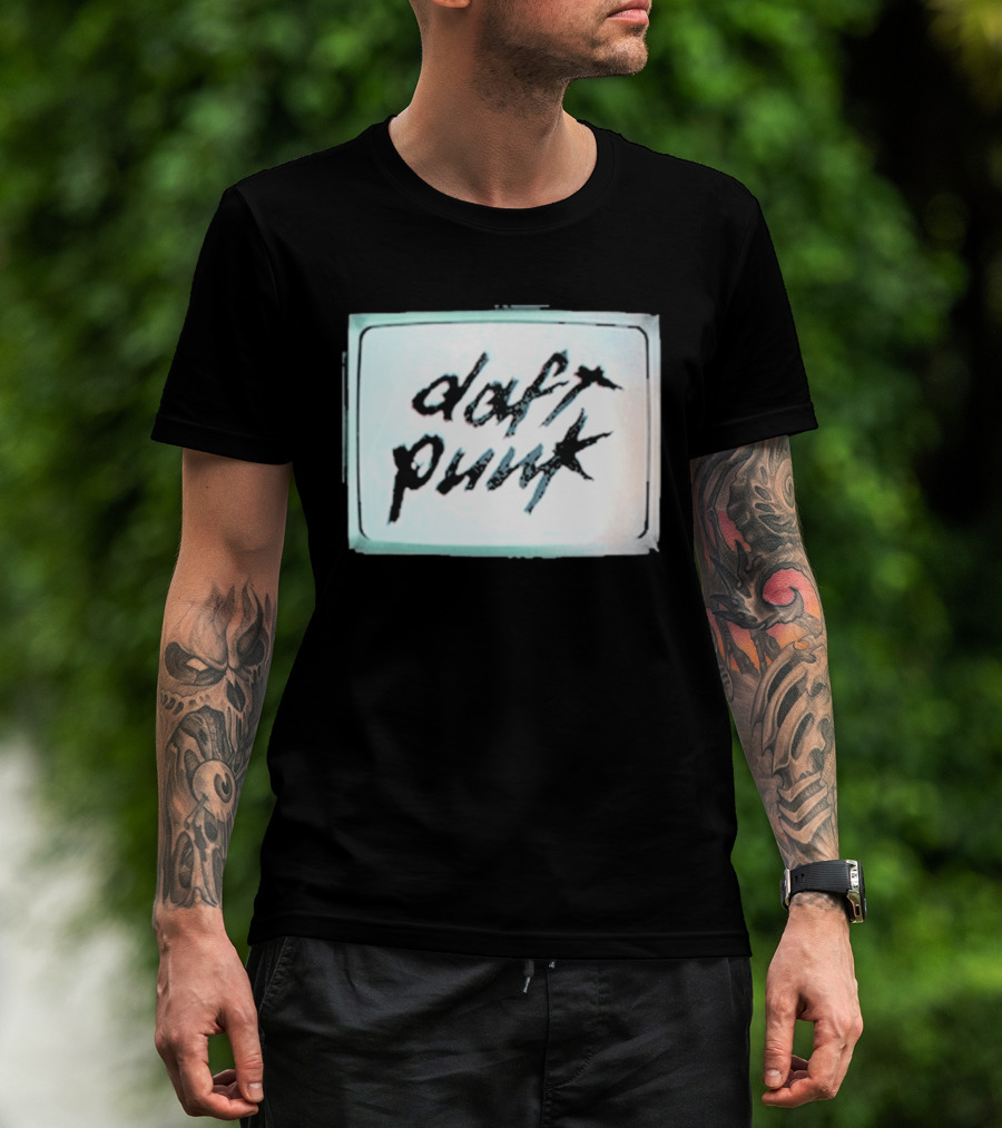 Daft Punk Human After All Vintage Television T-Shirt