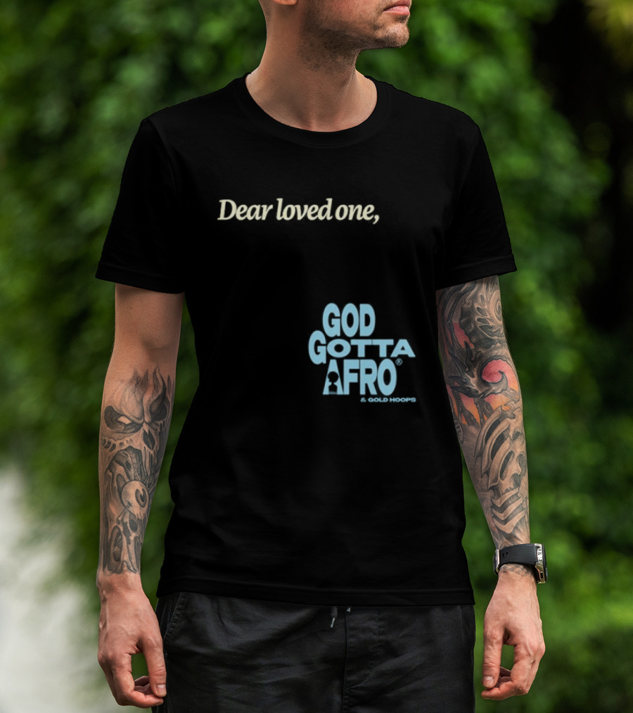 Roc Nation Rapsody Dear Loved One God Got A Afro T-Shirt