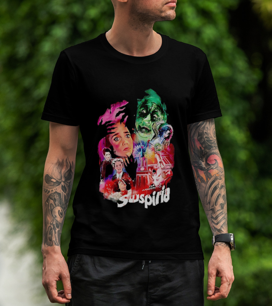 Suspiria Dario Argento Horror Collage Death Is Coming For You T-Shirt