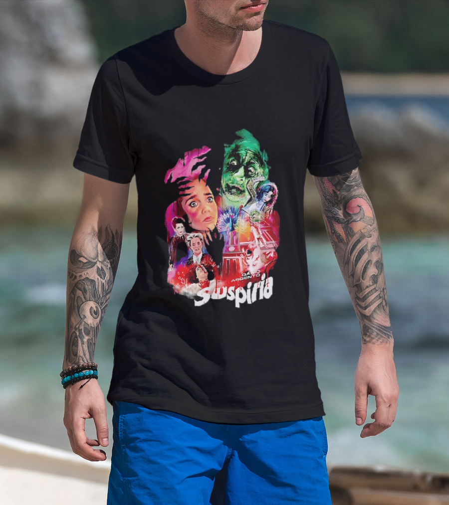 Suspiria Dario Argento Horror Collage Death Is Coming For You T-Shirt