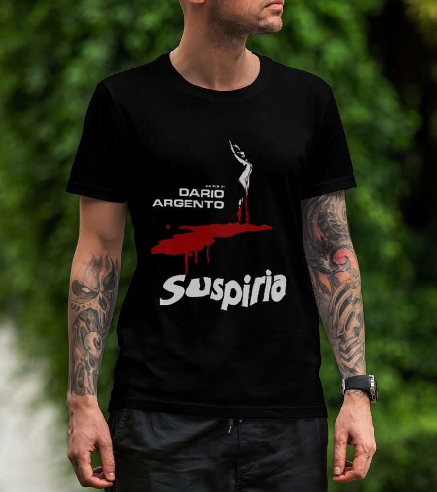 Dario Argento Suspiria Horror Classic Red Drip T-Shirt