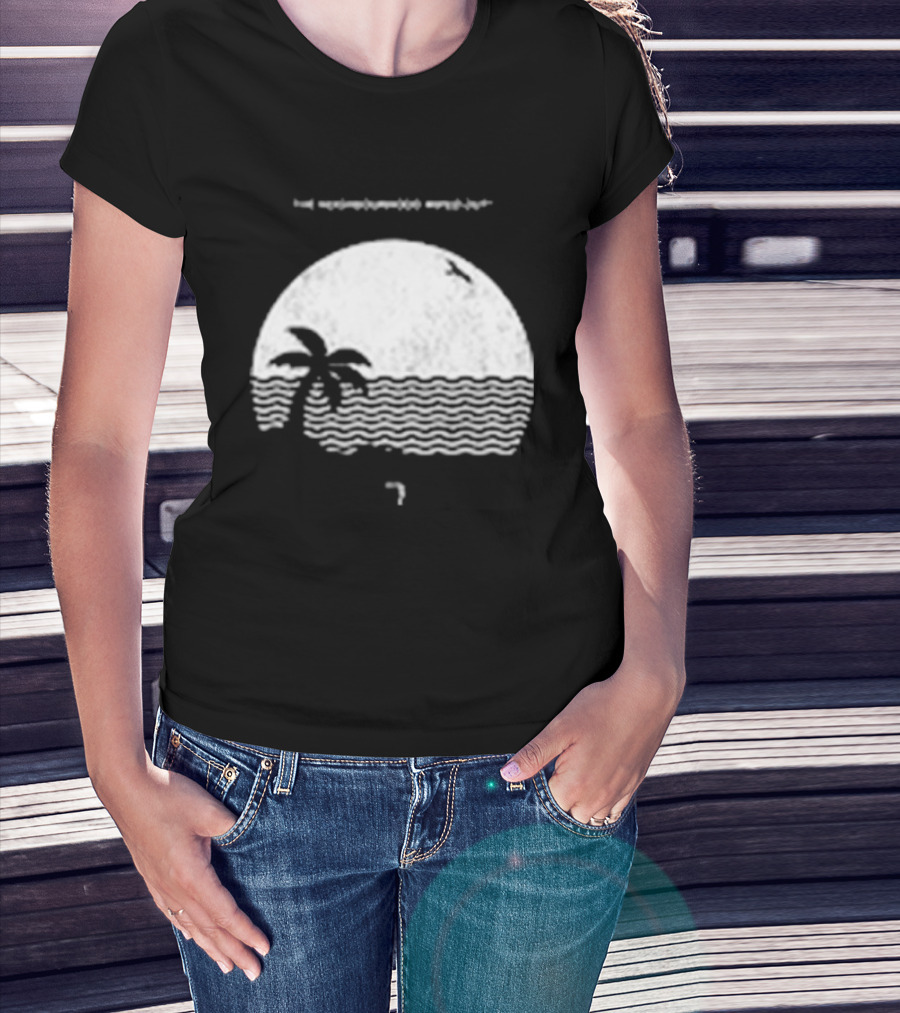 The Neighbourhood Wiped Out Album Palm Tree Beach Scene T-Shirt