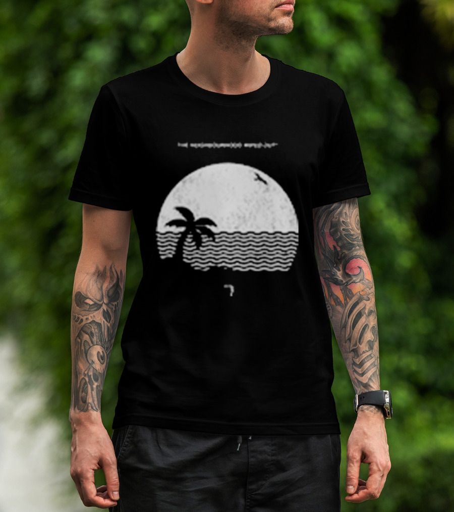 The Neighbourhood Wiped Out Album Palm Tree Beach Scene T-Shirt