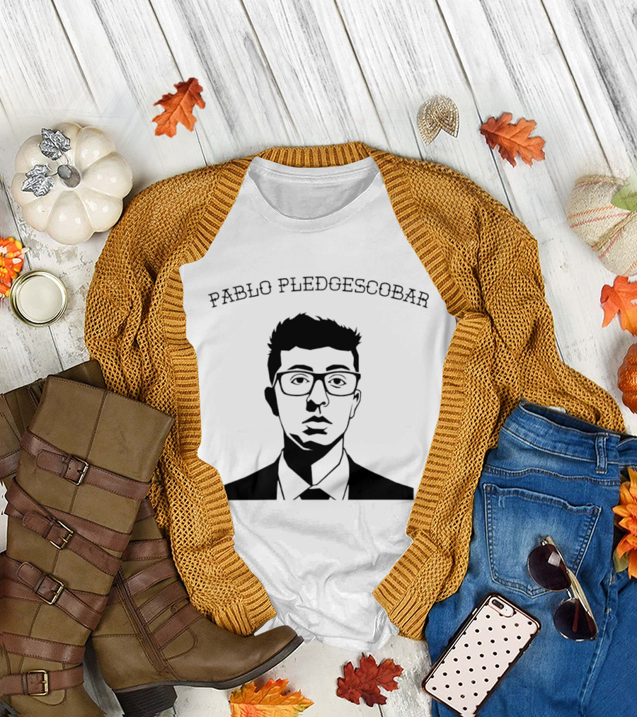 Pablo Pledgescobar Vector Glasses Man T-Shirt