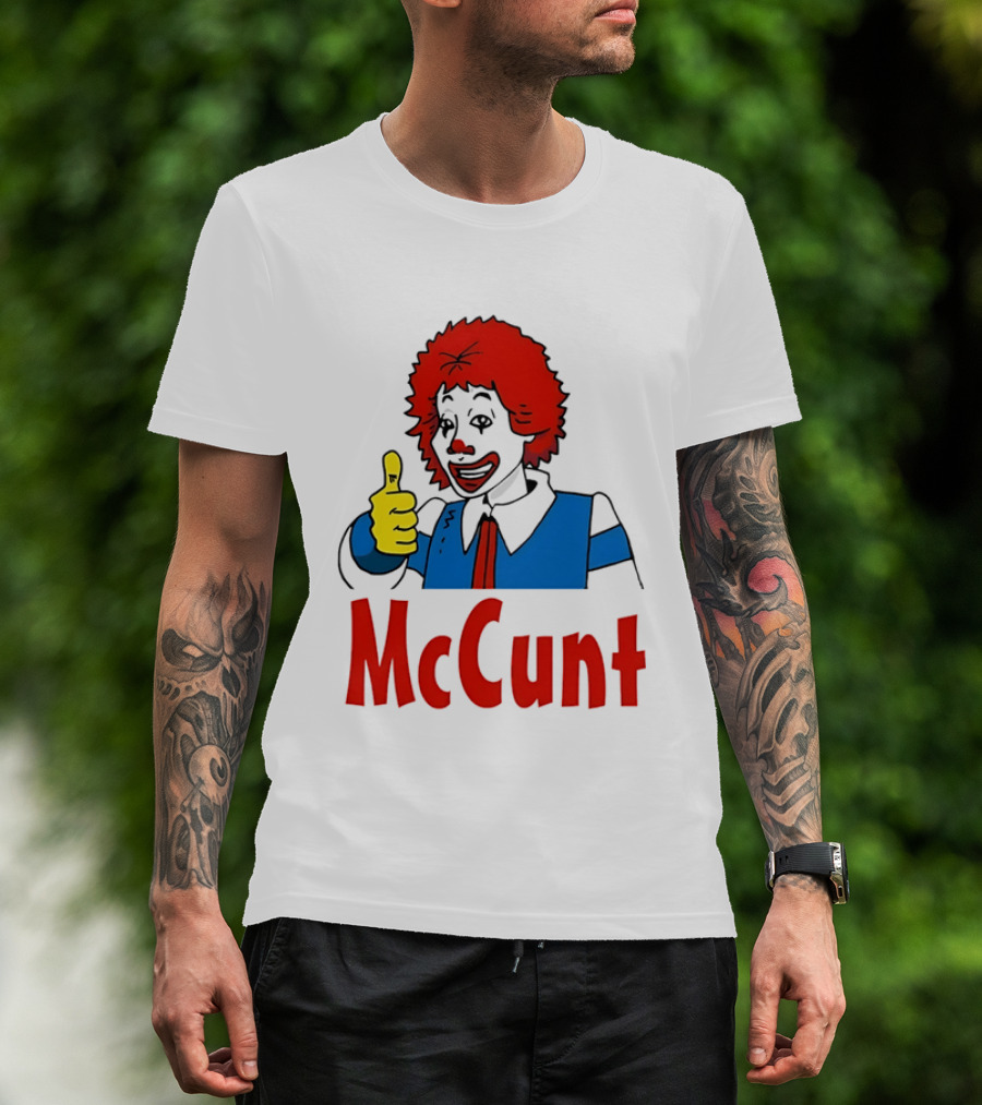 Ronald McDonald McCunt Thumbs Up Red Hair Blue Outfit T-Shirt