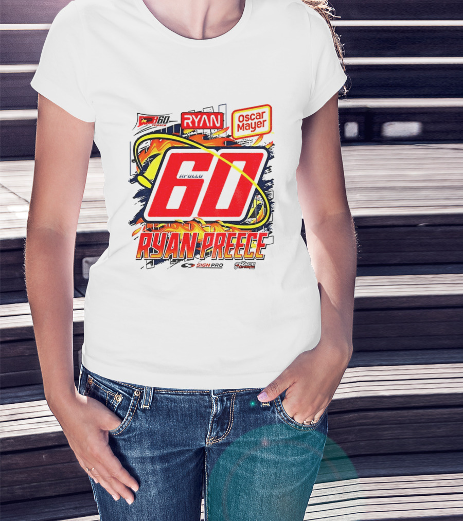 Ryan Preece NASCAR 60 Oscar Mayer Racing Sport McWills T-Shirt