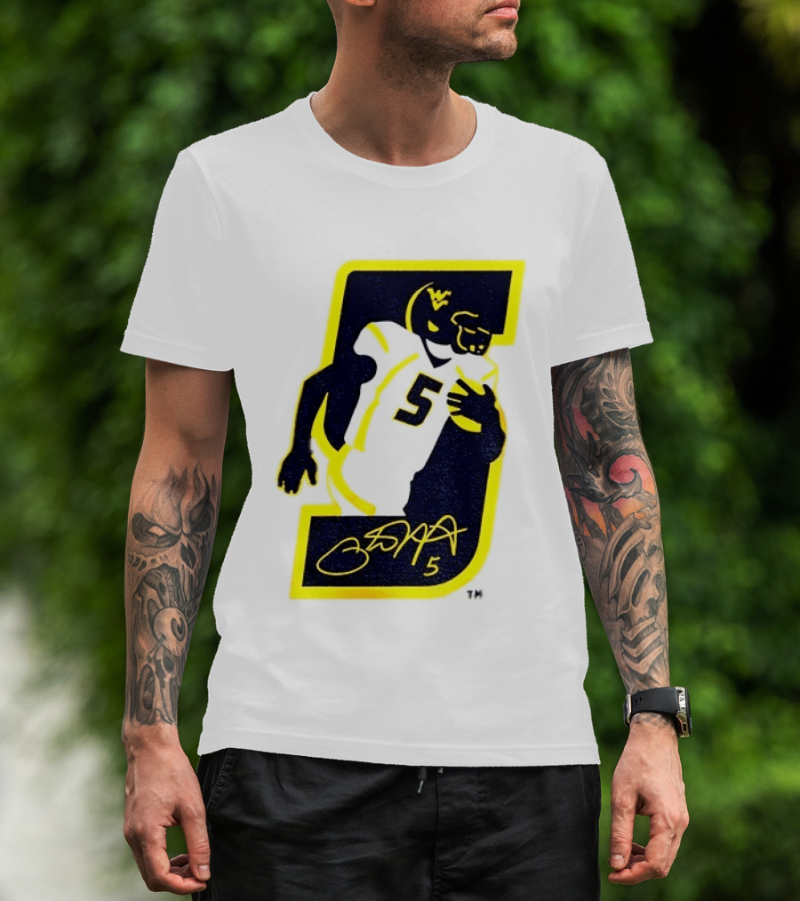 Thank You Pat White 5 West Virginia Mountaineers Retirement 84 T-Shirt