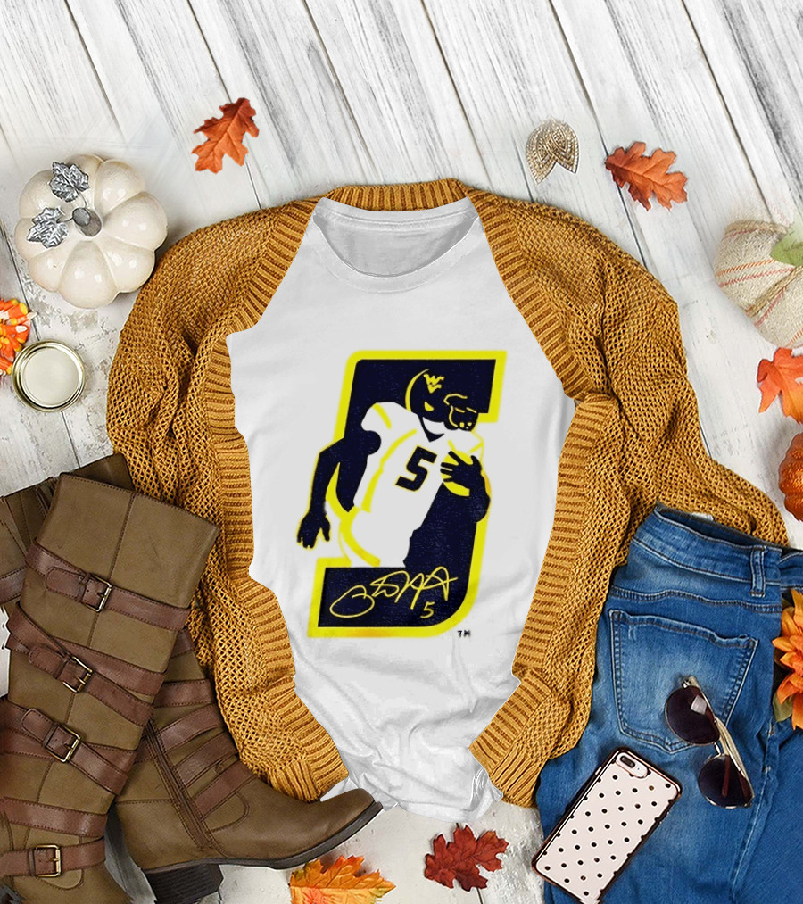 Thank You Pat White 5 West Virginia Mountaineers Retirement 84 T-Shirt
