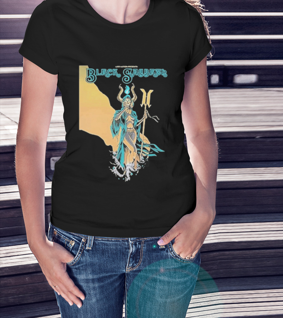 Black Sabbath BB&T Pavilion Camden NJ August 19 2026 Mythical Deity T-Shirt