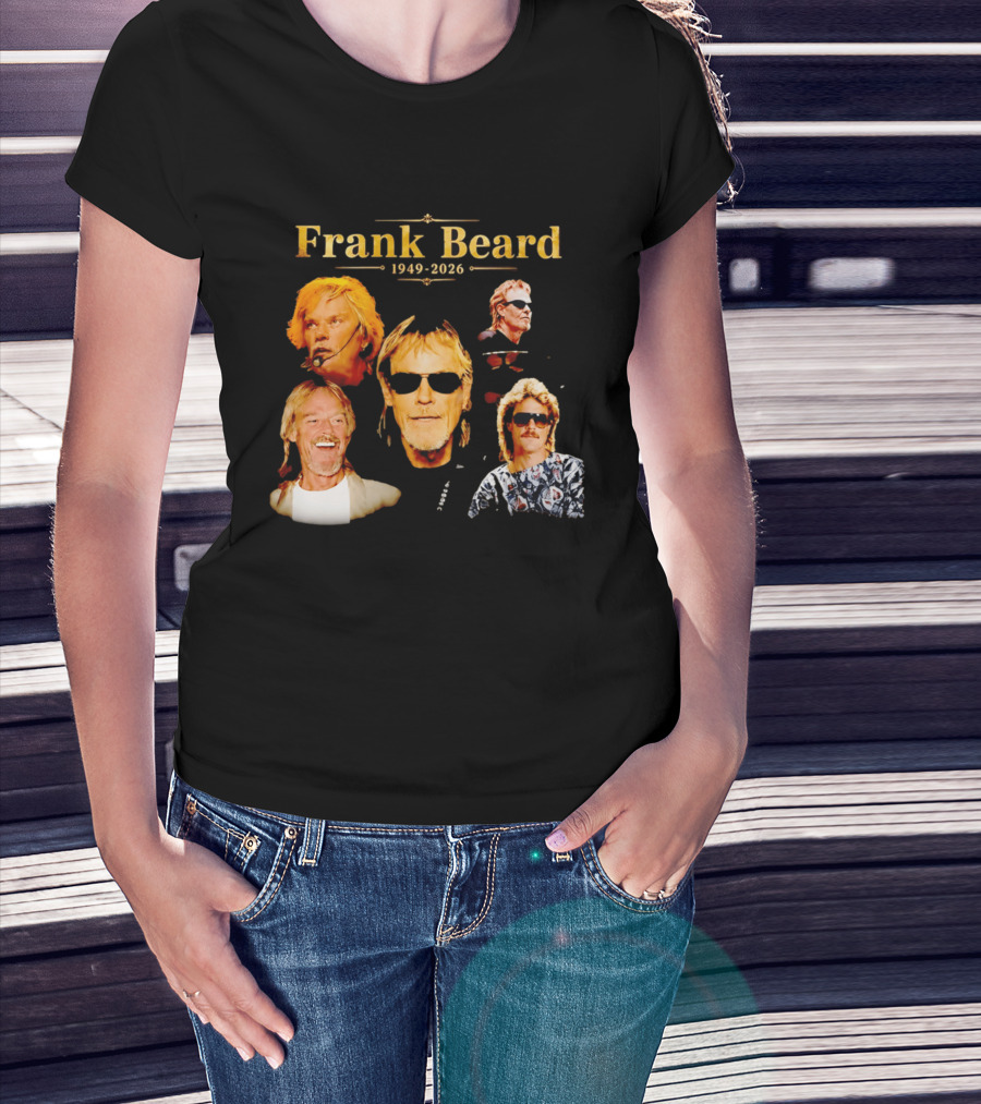 Frank Beard 1949 2026 Memorial Collage T-Shirt