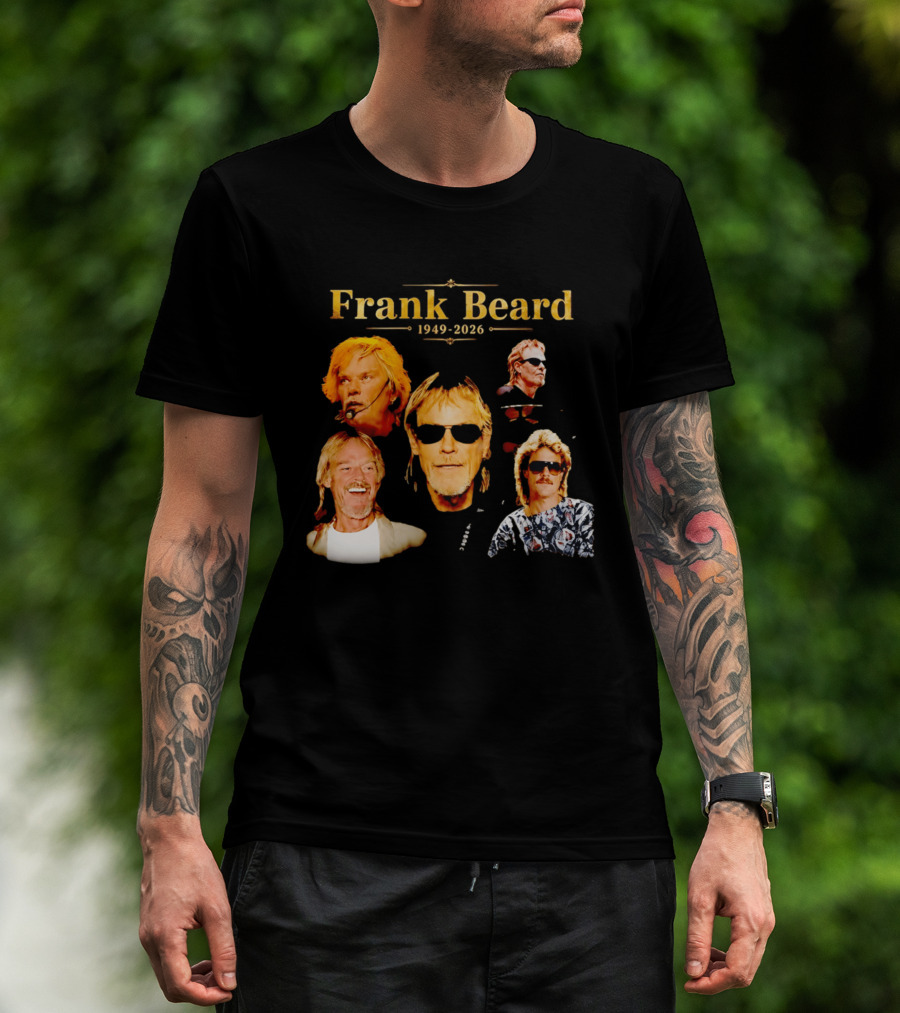 Frank Beard 1949 2026 Memorial Collage T-Shirt