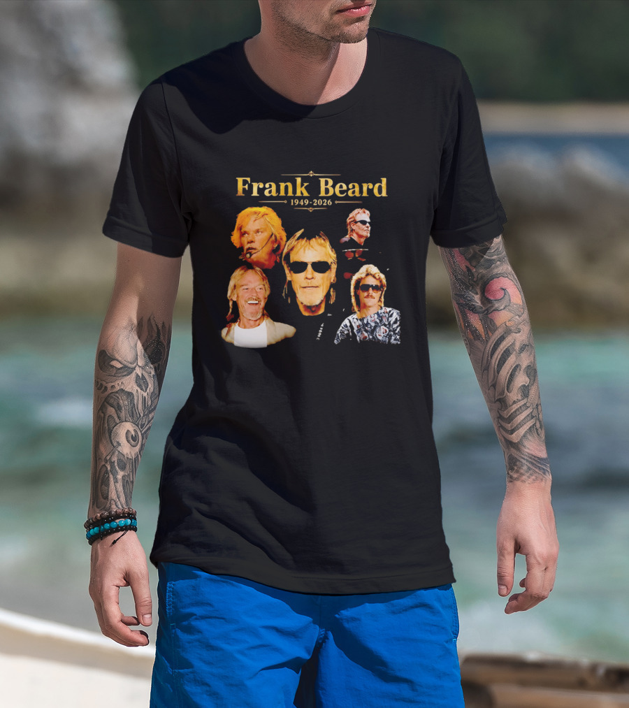 Frank Beard 1949 2026 Memorial Collage T-Shirt
