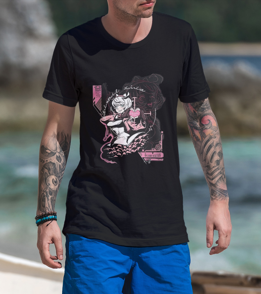 Elphelt Valentine Anime Girl Magical Heart Gesture Eternal Love T-Shirt