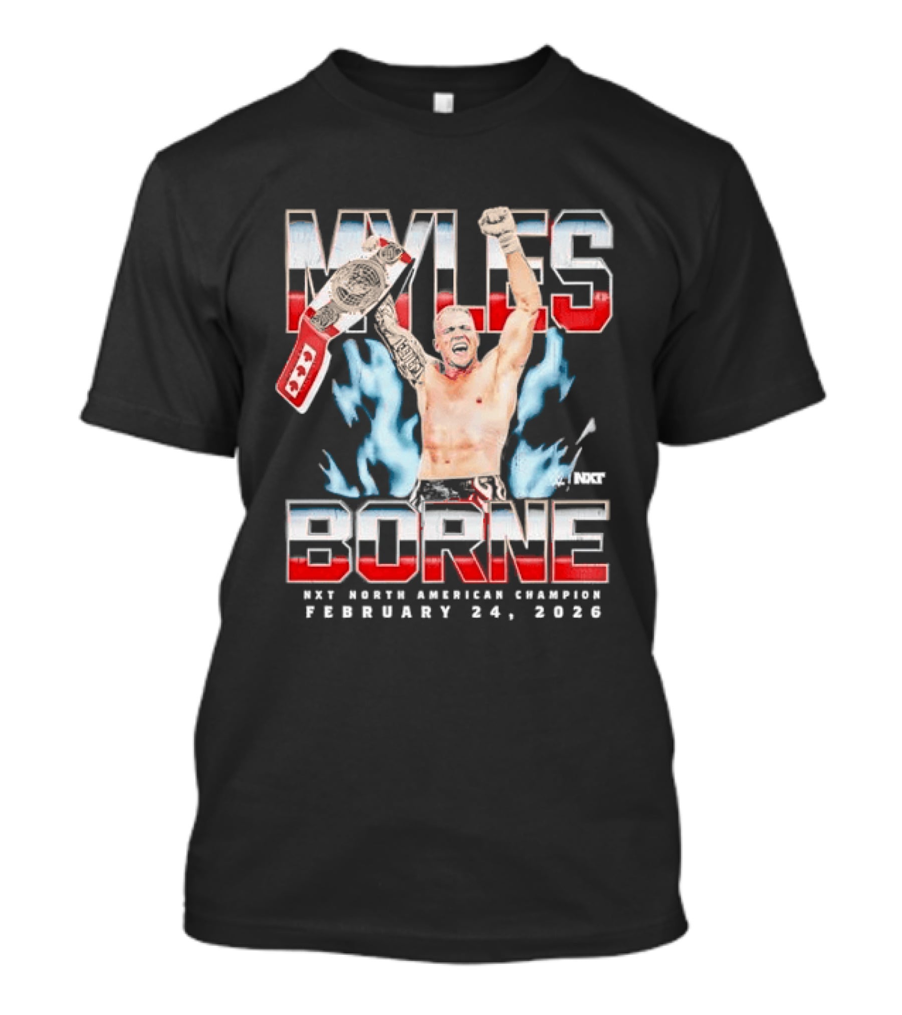 Myles Borne NXT North American Champion February 24 2026 T-Shirt