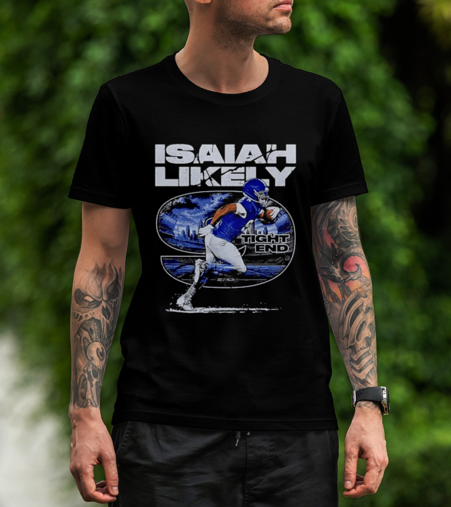 Isaiah Likely Tight End New York Giants Player T-Shirt