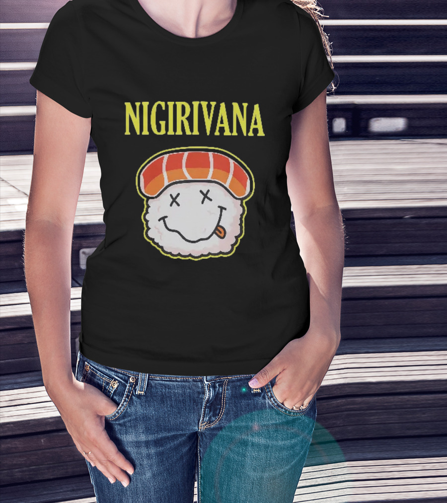 Nigirivana Sushi Nigiri Smile Face T-Shirt