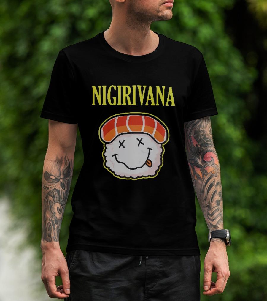Nigirivana Sushi Nigiri Smile Face T-Shirt