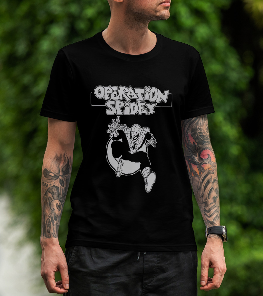 Operation Spidey Marvel Superhero Action Comic T-Shirt