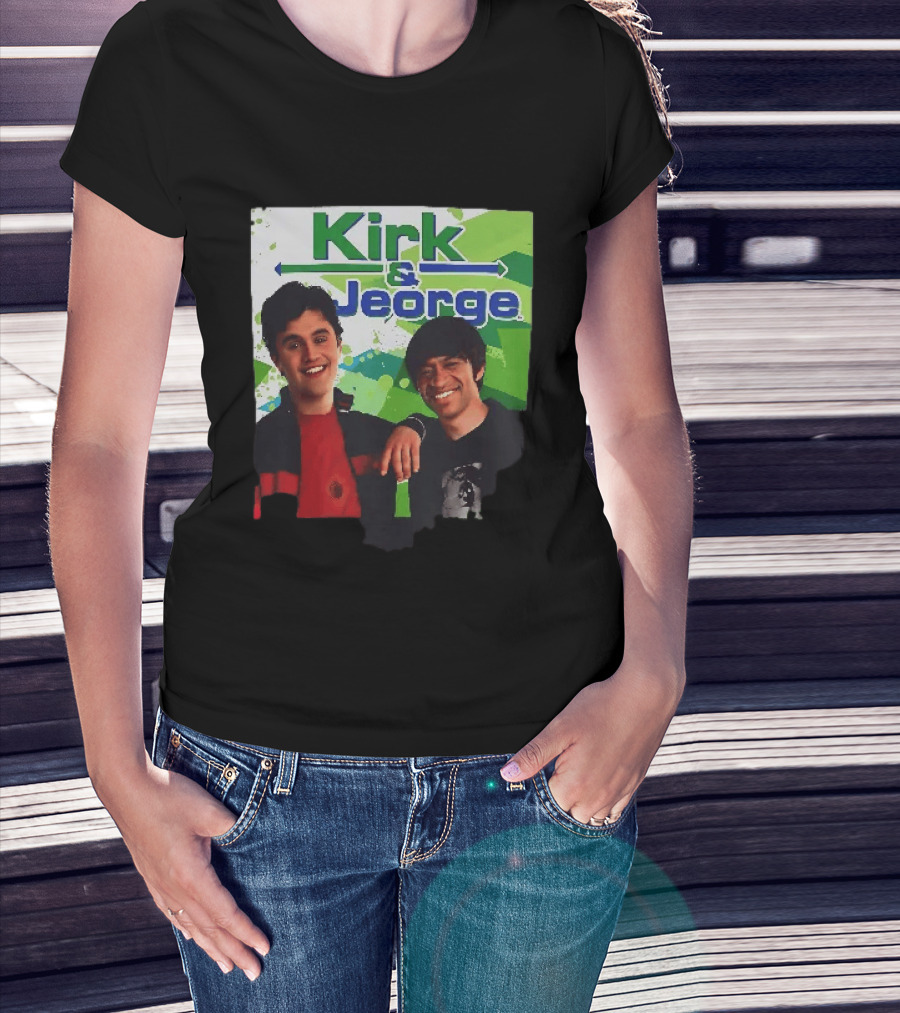 Kirk & Jeorge Drake & Josh TV Show Inspired Green T-Shirt