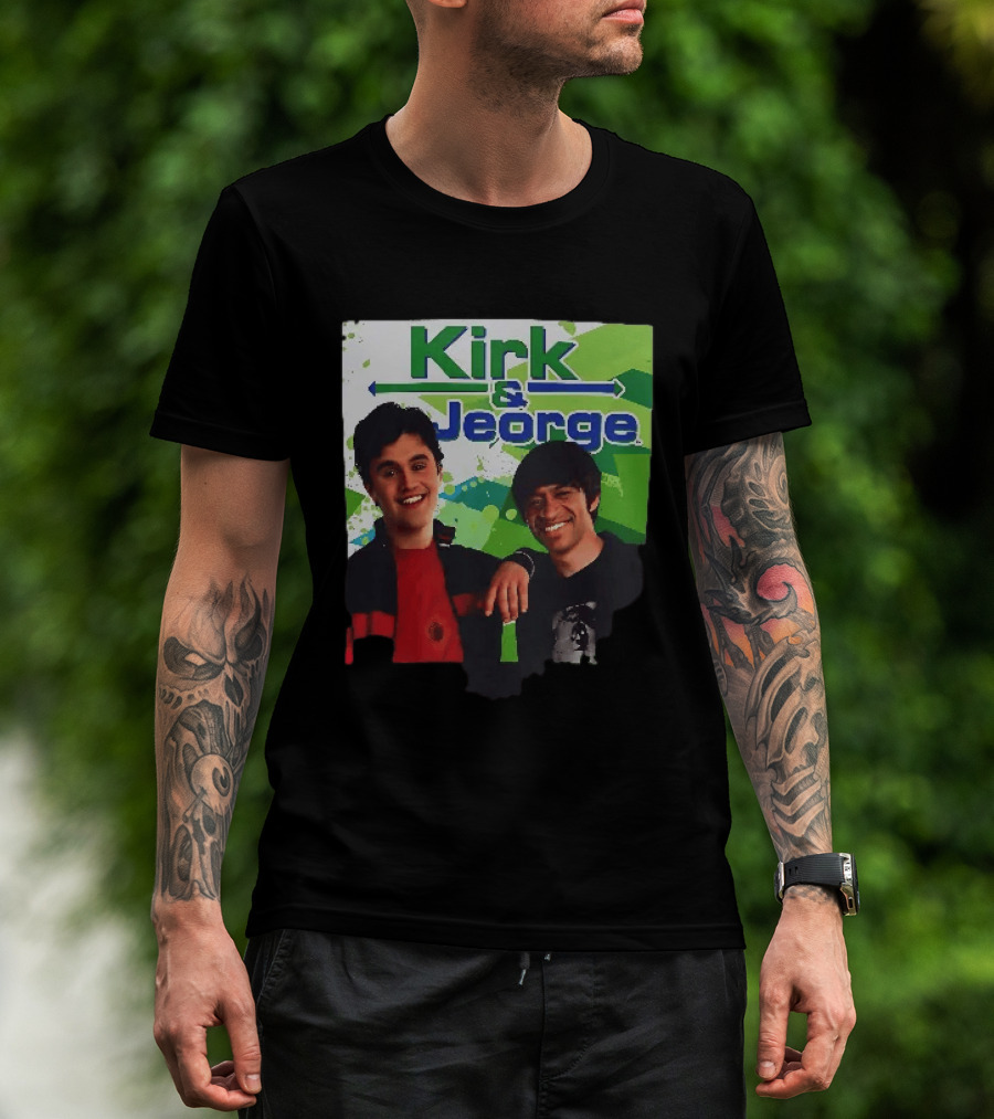 Kirk & Jeorge Drake & Josh TV Show Inspired Green T-Shirt