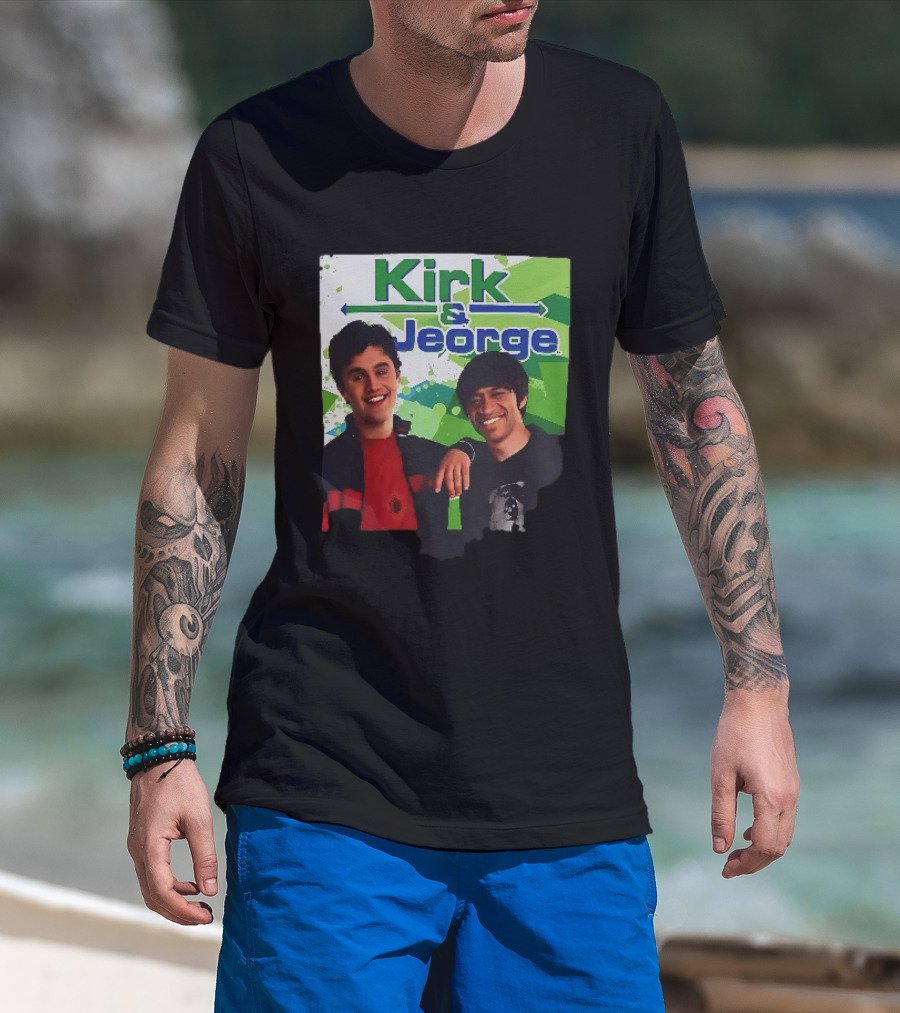 Kirk & Jeorge Drake & Josh TV Show Inspired Green T-Shirt