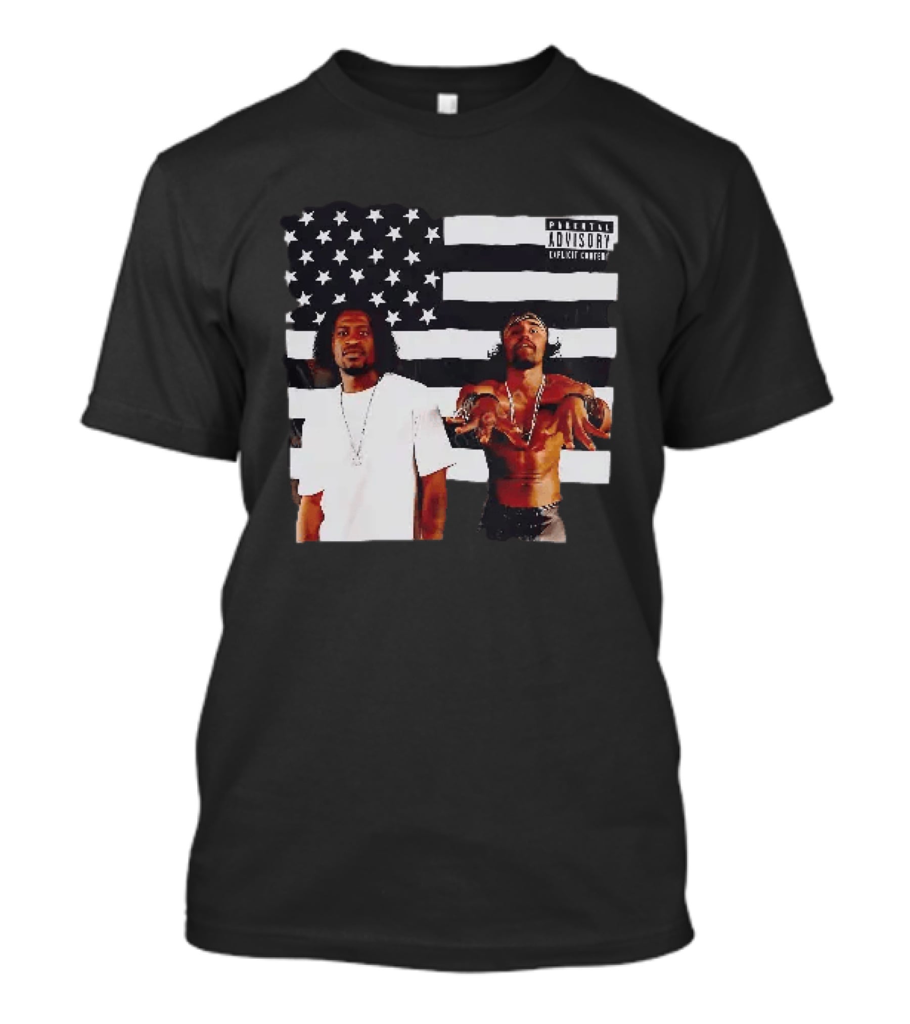 OutKirk Kirk X Floyd American Flag Explicit Content T-Shirt
