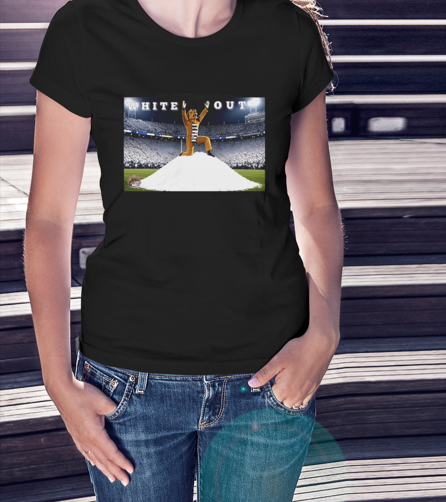 Pablo Pledgescobar Penn State Nittany Lines White Out Stadium Mascot Celebration T-Shirt
