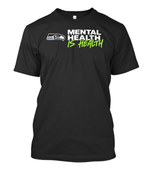 Seattle Seahawks Mental Health Is Health Bird Head T-Shirt