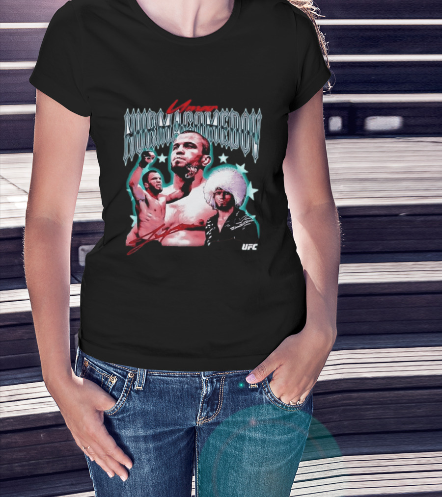 Umar Nurmagomedov UFC Trio Stars Signature T-Shirt