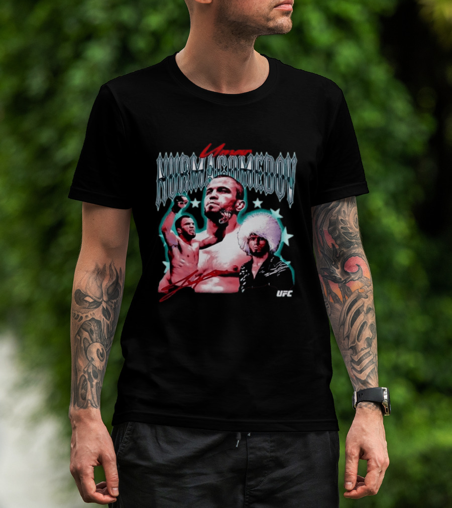 Umar Nurmagomedov UFC Trio Stars Signature T-Shirt
