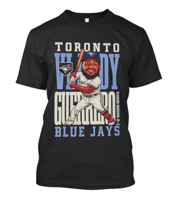 Vladimir Guerrero Jr. Toronto Blue Jays Baseball 2026 Caricature TORONTO V LADY GUERRERO BLUE JAYS T-Shirt