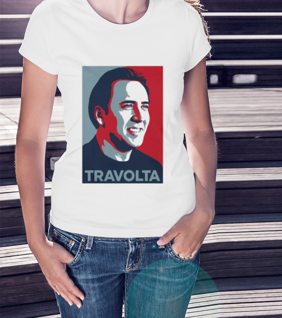 Nicolas Cage Travolta Hope Face Off Image T-Shirt