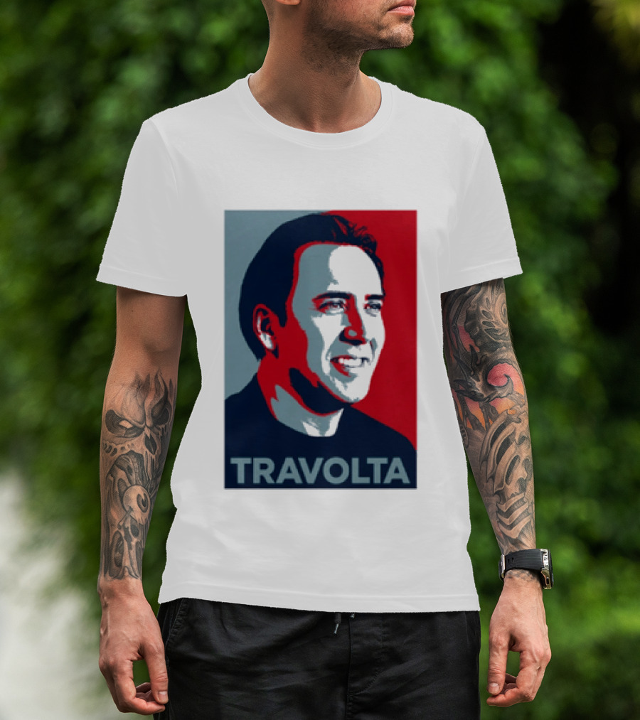 Nicolas Cage Travolta Hope Face Off Image T-Shirt