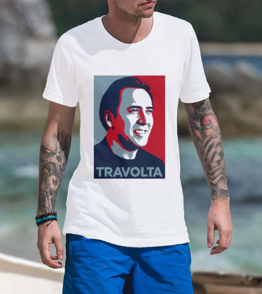 Nicolas Cage Travolta Hope Face Off Image T-Shirt