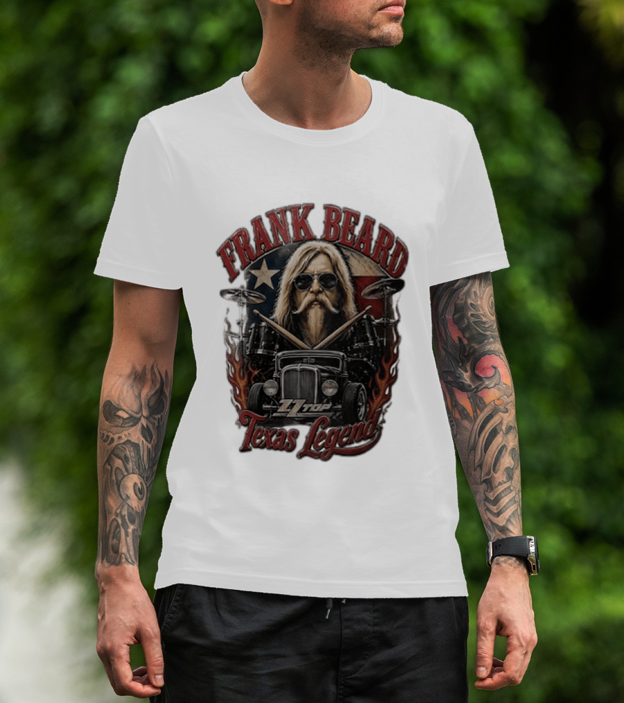 Frank Beard ZZ Top Texas Legend T-Shirt