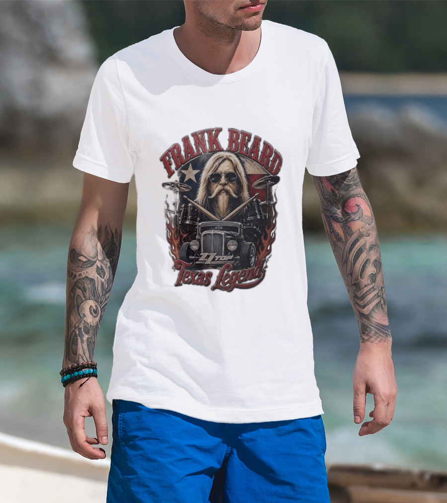 Frank Beard ZZ Top Texas Legend T-Shirt
