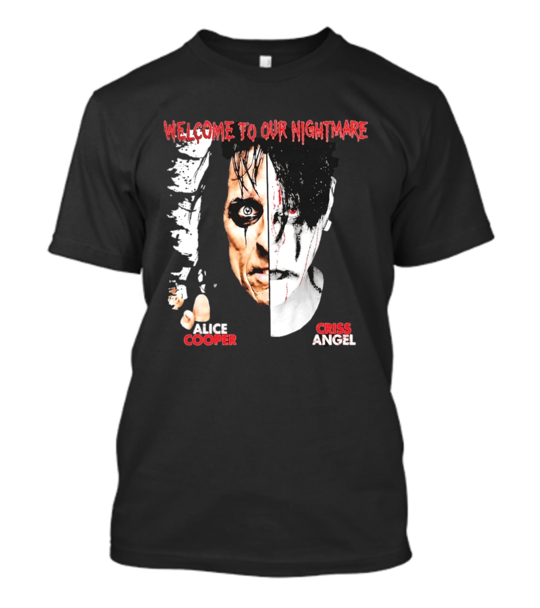 Welcome To Our Nightmare Alice Cooper Criss Angel Collaboration T-Shirt