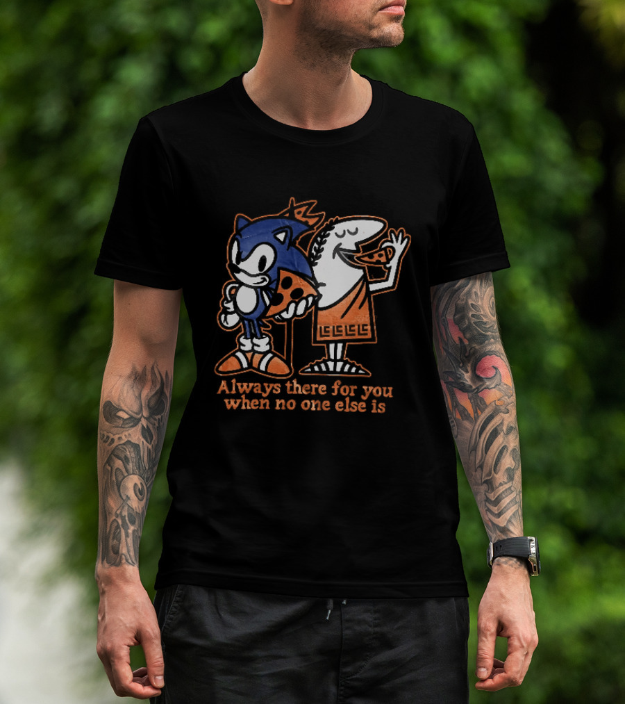 Sonic And Snoopy Always There For You When No One Else Is T-Shirt