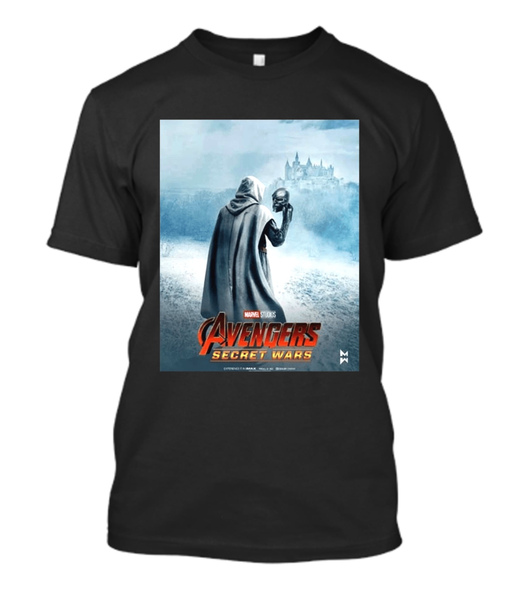 Marvel Studios Avengers Secret Wars Doctor Doom Hooded Villain Castle T-Shirt