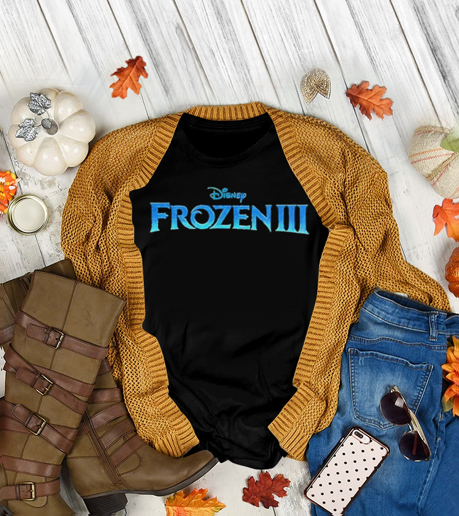 Disney Frozen III D23 2026 Concept Fall 2027 Theaters T-Shirt