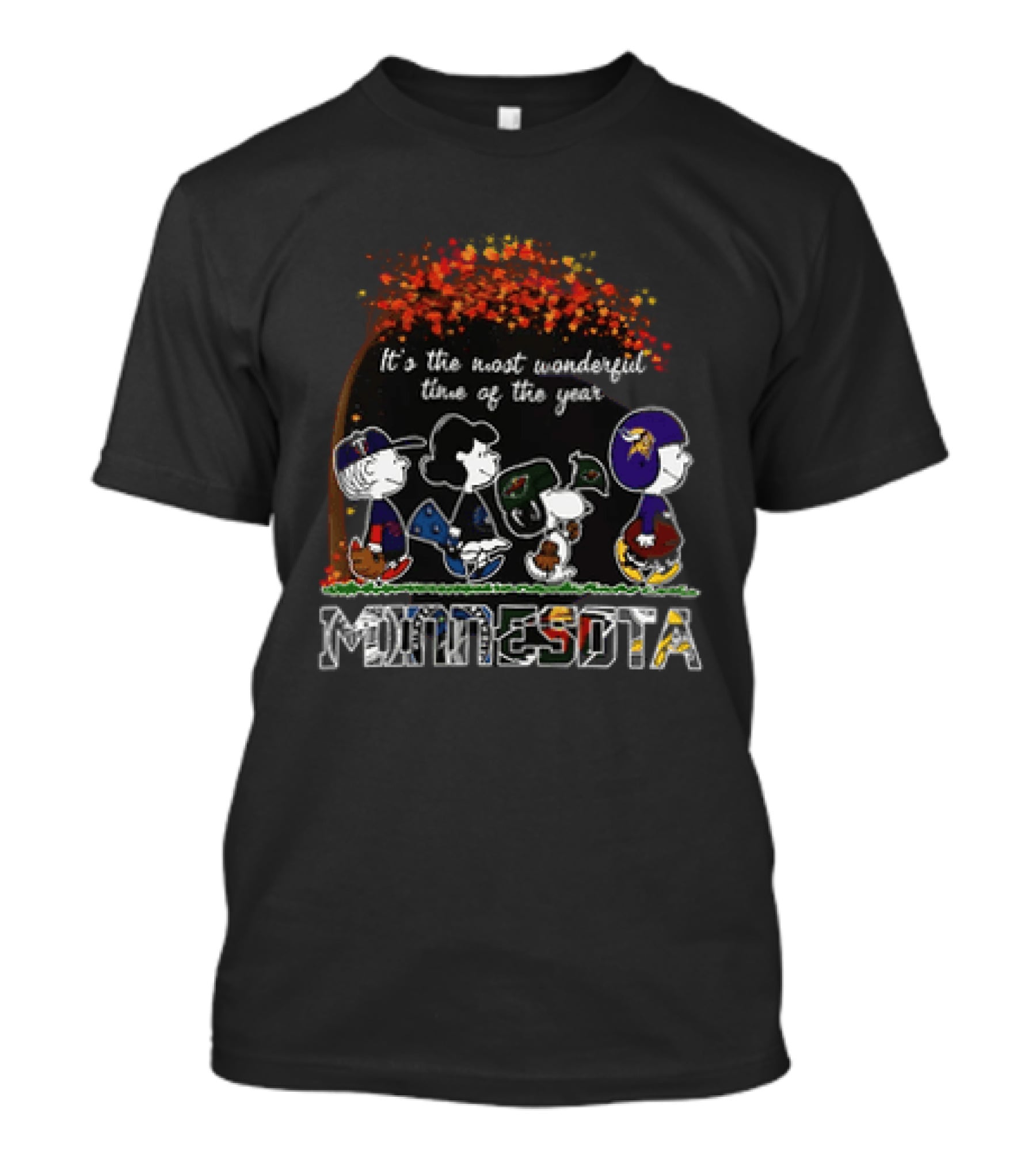 It's The Most Wonderful Time Of The Year Peanuts Minnesota Football Fans T-Shirt