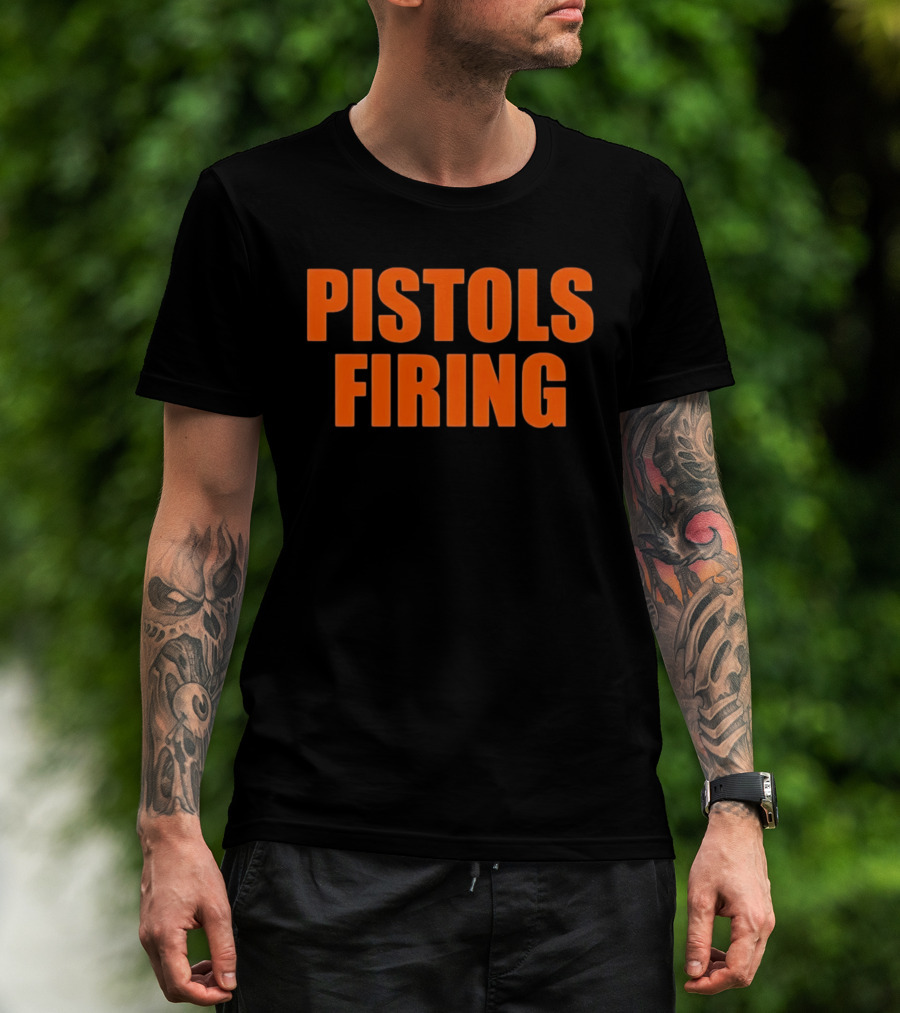 Pistols Firing Oklahoma State Cowboys T-Shirt