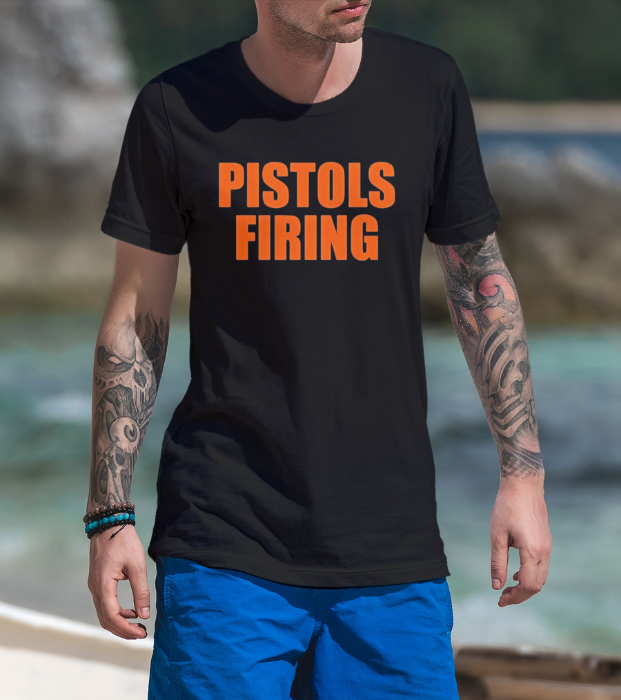 Pistols Firing Oklahoma State Cowboys T-Shirt
