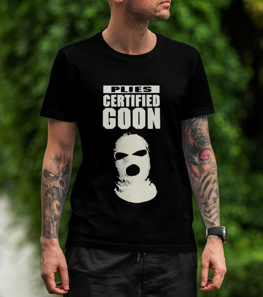 Plies Certified Goon Ski Mask T-Shirt
